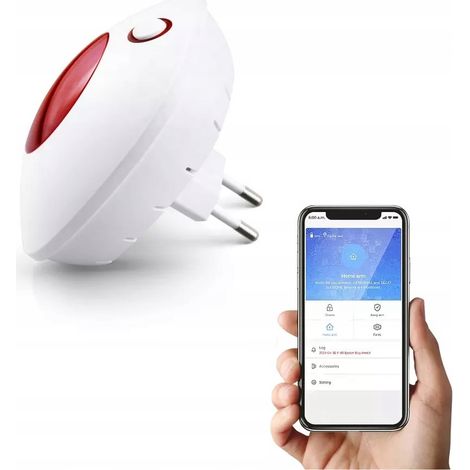 SIRENA DI ALLARME WIRELESS 110DB WiFi TUYA POLISH