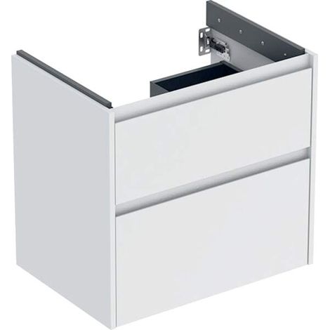 Geberit Renova Plan mueble bajo lavabo, con dos cajones,