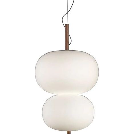 [NEUWERTIG] B-Ware Leds C4 I Largi Hängelampe Pendelleuchte Deckenlampe H67cm Helle Esche