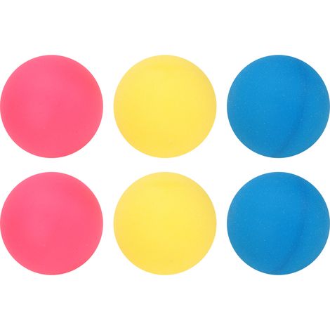 6 pièces Balles de Ping Pong 3 Étoiles ABS pour Entraînement et Matchs de Tennis de Table (1/5)