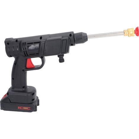 Pistolet nettoyeur haute pression sans fil 450PSI avec buse de pulvérisation, batterie lithium, pistolet à eau électrique pour nettoyage auto, jardin, prise UE 100-240V, 2 en 1 (1/5)