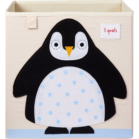 3 Sprouts - Storage Box - Black Penguin