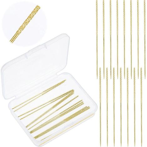 Aiguille de réparation d'accrocs, outil Snag It, ensemble de 15 outils de réparation pour tricots et tissus, avec étui pour vêtements, tissus, tricots et rideaux (1/5)