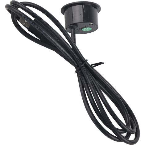2 ports de chargement USB avec câble de 1,5 m, installation encastrée, 5 V, 1 A, multifonction pour téléphones portables, appareils photo et tablettes. Sortie USB. (1/5)