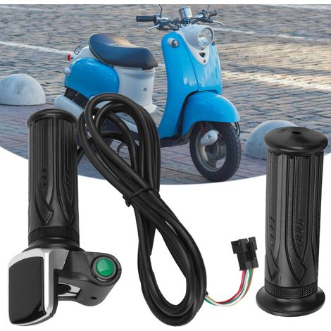 Display LCD per la misurazione della potenza elettrica con interruttore dell'acceleratore per la regolazione della velocità della bici elettrica, 6 conduttori (36V). (1/5)
