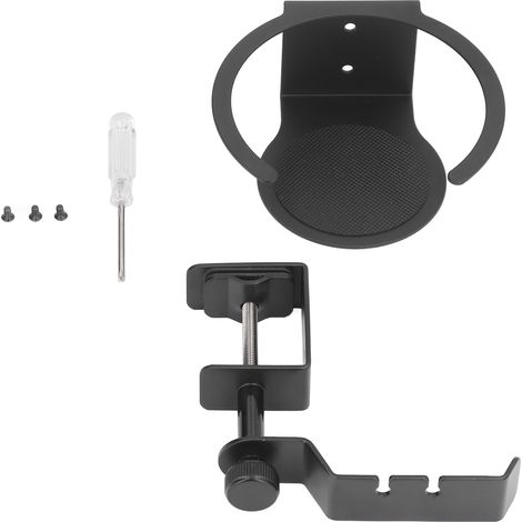 Support universel 2 en 1 pour casque et gobelet - Rotation 360°, porte-casque et porte-gobelet réglable pour bureau (1/5)