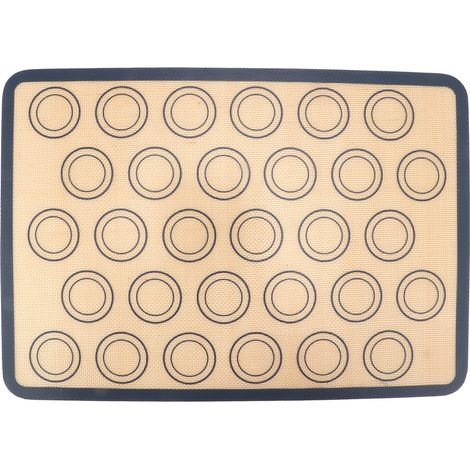 Tapis de cuisson en silicone réutilisable, antiadhésif pour four, résistant à la chaleur, plaque de cuisson 42x29.5cm (1/5)