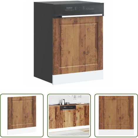 vidaXL Altholzfarbe -  Geschirrspülerblende Porto Altholz-Optik 60x1,5x67 cm (1/5)