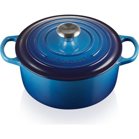 Cocotte ronde en fonte émaillée avec couvercle, 24 cm, 4,2 L, Azure, 21177182202430 (1/5)
