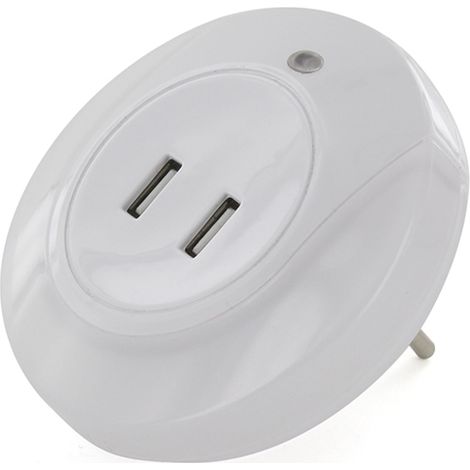 Veilleuse 2 ports USB - Chacon (1/5)