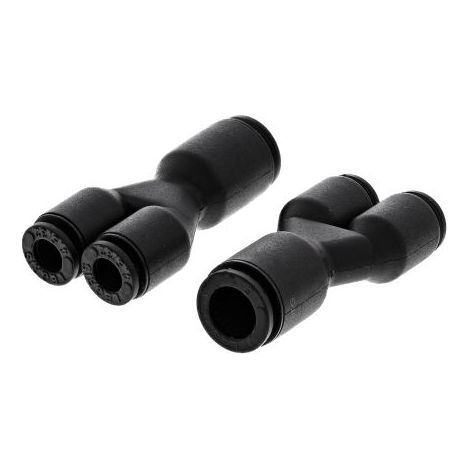 Adaptateur tuyau à tuyau en Y Legris LF3000 vers Enfichable 4 mm Enfichable 4 mm ( Prix pour Paquet de 5 )