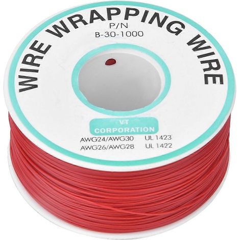 Rotes OK-Draht-Leiterplatten-Reparaturkabel, oxidationsbeständig, 30 AWG, 300 m