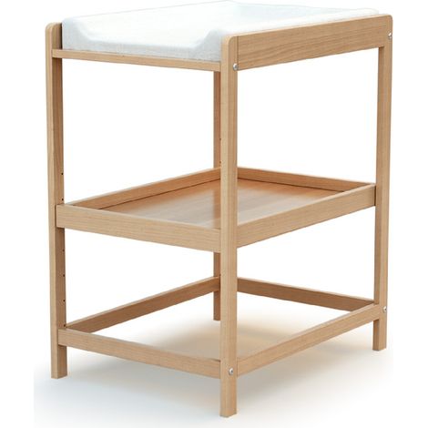 AT4 - Table à langer 1 étagère CONFORT en bois 73 x 54 x 89 cm