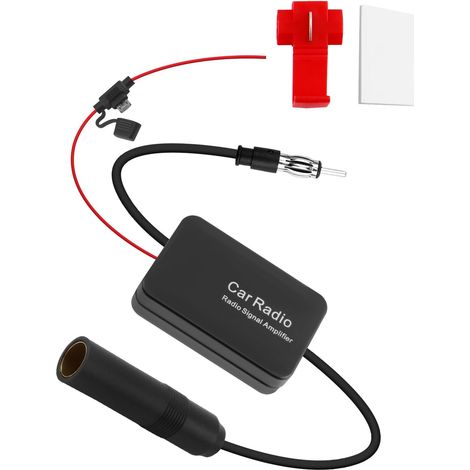 Amplificateur de Signal D'autoradio 12V, Antenne Voiture Amplificateur (1/5)