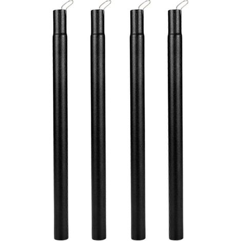 Ensemble de 4 rallonges de pieds de table pliables, portables, convenant aux bureaux d'ordinateur et aux tables à monter soi-même. (1/5)