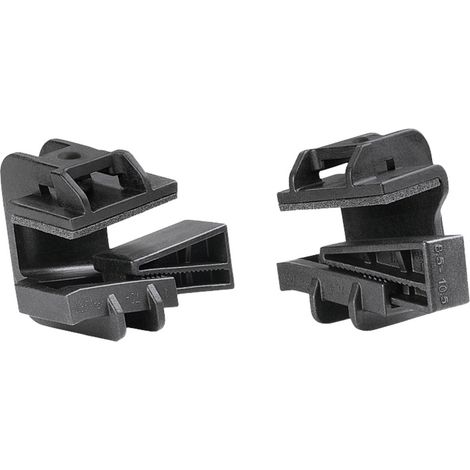 HellermannTyton Beam Clamp C with foam-PA6GF30-BK Embase de fixation enfichable 151-01187 noir 1 pc(