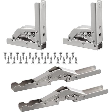 Hochleistungs-Klappkonsolenträger, 4-teilige Klappkonsolenträger, Hochleistungs-Klappregalträger, einziehbare Klappkonsolenträger, Regalträger für Tischplatten und Klapptische (1/4)