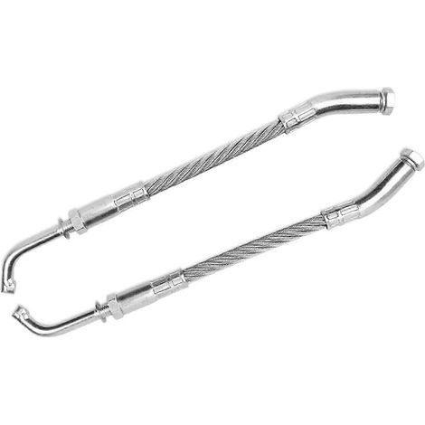 Kit de grattoirs à glace pour motoneiges, pointes en carbure, grattoir inversé pour motoneige, grattoir à glace gauche et droit en acier inoxydable (1/5)