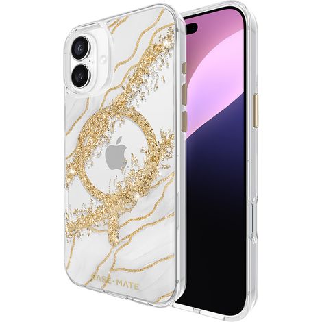 Case-Mate Karat MagSafe - Custodia per iPhone 16 Plus (Granito) (1/5)
