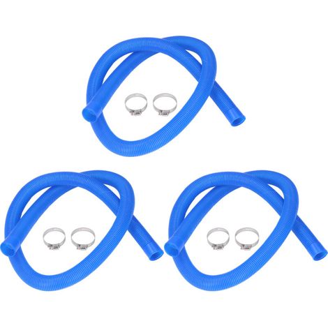 3 Pièces Tuyau de Pompe de Piscine Remplaçable avec Filtre, Accessoires Écologiques pour Piscine (1/5)
