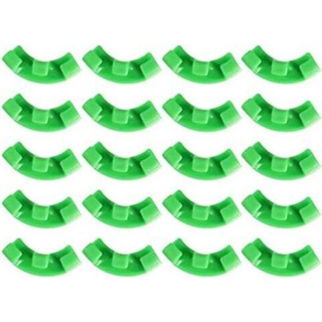 CSPARKV 20 Pièces 90 Cintreuse De Plantes Kit De Manipulation De La Croissance des Plantes Support De Luminaire Mural Liens Végétaux Porte-Tige Plastique Escalader Fournitures De Formation (1/5)