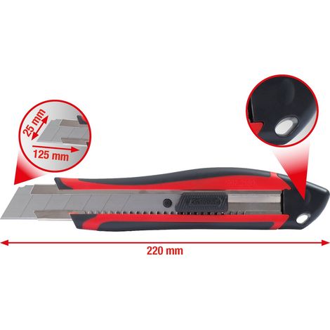 KS Tools 907.2180 Coltello universale con lama a settori 220mm (1/2)