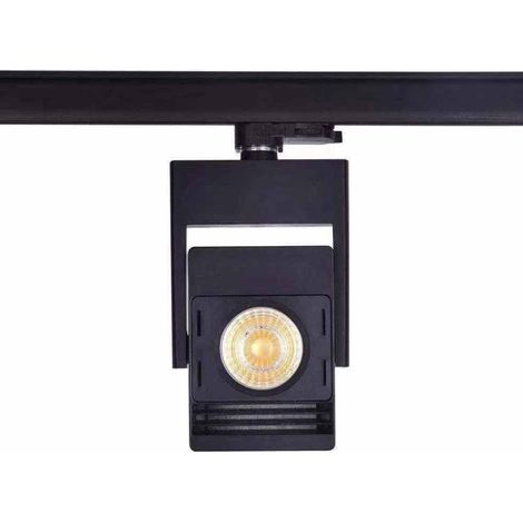 2 Faro proiettore led cob da binario 30 watt faretto luce naturale 4000k illuminazione vetrine orientabile da soffitto (1/3)