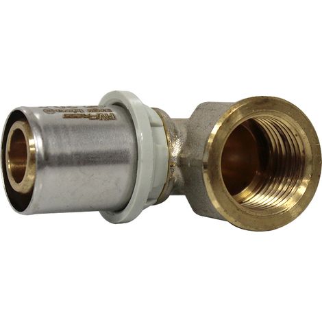 Raccord multicouche à sertir TH - Coude Femelle 1/2" (15/21) - Ø20x2,0 - Arcanaute (1/5)