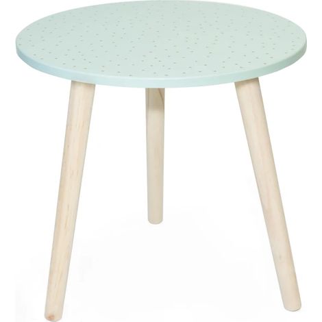 Mesita auxiliar mdf verde 44x45x45cm