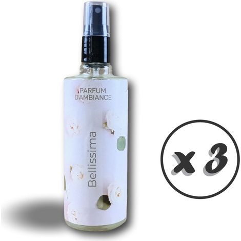 Aérosol parfumeur 125 ml Parfum Divine Forte rémanence - Quantité x 3 - 125 ml - Parfum Bellissima