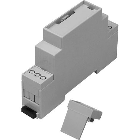 Kit de boîtier rail DIN RS PRO Couvercle plein, Dimensions 17.5 x 90 x 58mm 2 pôles ( Prix pour 1 ) (1/2)