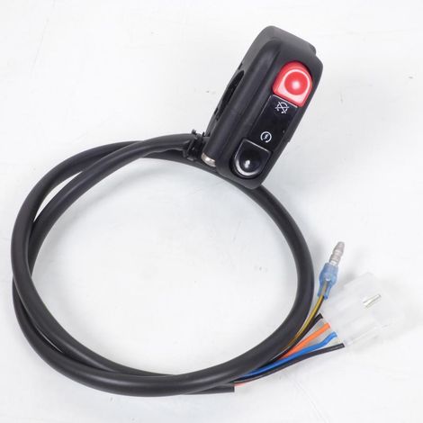 Commodo droit Domino a 2 bouton démarreur et coupe circuit pour (1/2)