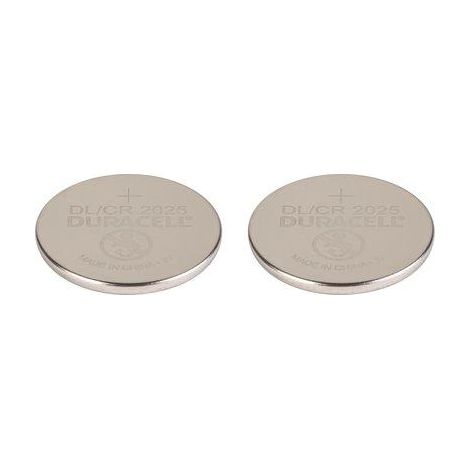 Blister 2 piles Lithium Duracell CR2025