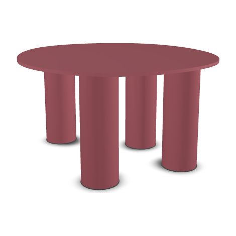 Table basse design, Table d'appoint outdoor indoor HYPPO Ø70 cm, Scab Rouge en Metal, Scab design (1/2)