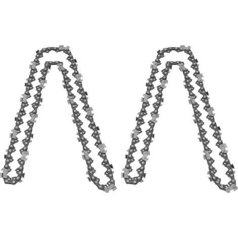 Kit de 2 chaînes de tronçonneuse 40 62DL en acier allié, lames de coupe 18 pouces pour travail du bois (1/5)