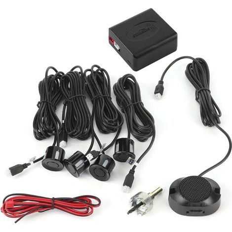 Kit d'aide à l'inversion de radar de recul avec capteur de stationnement de voiture avec alarme sonore (1/4)
