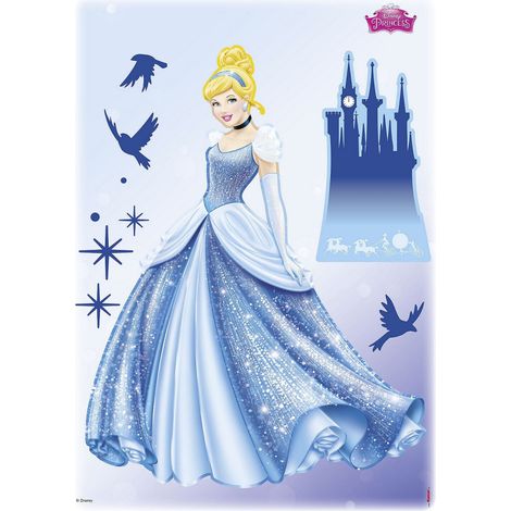 Stickers géant Cendrillon Disney (1/3)