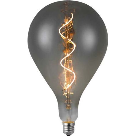 V-TAC LED-Lampe E27 4W B160S Spiralfilament Rauchglas Warmweiß