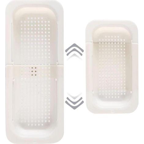 Passoire Evier Cuisine Passoire Evier Panier Vidange Carré Cuisine Extensible Support Télescopique (1/5)