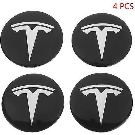 Lot de 4 enjoliveurs de roue pour Tesla Model 3 Y, accessoires Tesla, argent
