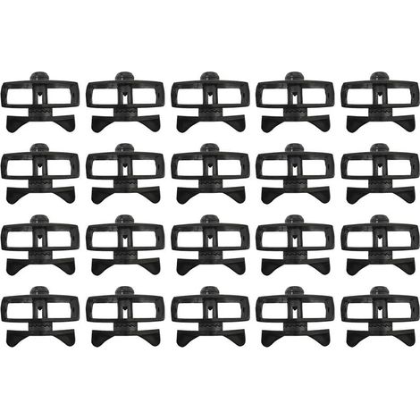 Solution de tension efficace - Tendeur de fil pour cordes à linge et cordes - Compact et facile à transporter (noir) (1/5)