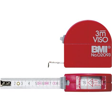 BMI Viso 405341010 Maßband 3 m Stahl (1/3)