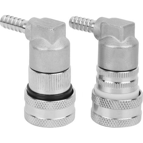 Raccords rapides pour fûts de bière en acier inoxydable – raccords pour gaz et liquides (1/5)