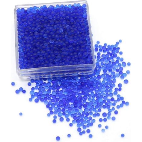 Déshumidificateur réutilisable en gel de silice, sachets de silice rechargeables pour tissu, couleur : bleu (1/4)