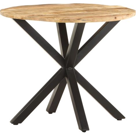 Table d'appoint 68x68x56 Bois de manguier massif (1/5)