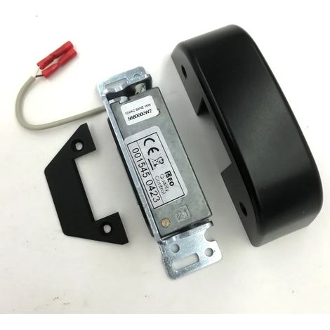 Iseo 5680000 Incontro Elettrico Maniglione Antipanico Serie Idea Base Push 12V AC DC 15W colore Nero (1/2)