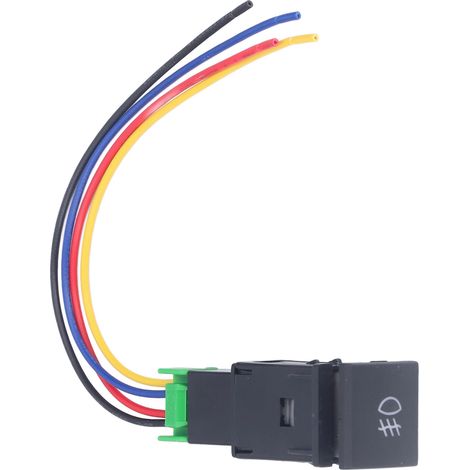 Interrupteur de feux antibrouillard ABS, faisceau de câbles 10 A 12 V avec LED pour modification de voiture (1/5)