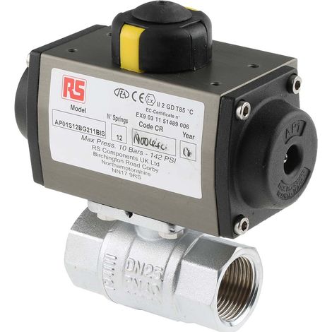 Vanne pneumatique RS PRO, Bille BSP 1" ( Prix pour 1 ) (1/3)