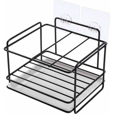 AGE Porte Éponge de Cuisine, Panier d'Évier, Organisateur d'Évier de Cuisine, Conception de Rangement Mural, pour Ranger le Lave-Vaisselle Liquide Savon Brosse Serviette Égouttoir Support Salle de Bai (1/5)