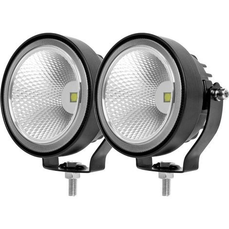 2 x 4 pouces LED POD pour camion hors route 4WD SUV Boat conduite autonome antibrouillard LED lampe(White Flood 2Pcs) (1/5)